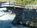 Norvège - Pont (en kapla ?) - Vallée de Leirvassbu - Leirdalen