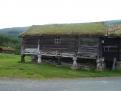 Norvège - Grange typique près de Vikøiry