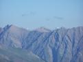 La Barre des Ecrins et le Pelvoux vus de la Caserne de Restefond (2) - Col de la bonnette 