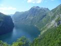 Norvège - Le Geirangerfjord vu de la route des aigles