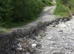 L'Ubaye (Chemin détruit par les inondations de juin 2008)