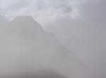 Sommet dans la brume - Col du Tourmalet