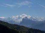 Le Mont blanc vu du Col de Joux-Plane