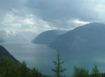 Norvège - Vue sur le Sognefjorden près de Kaupanger