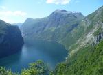 Norvège - Le Geirangerfjord vu de la route des aigles