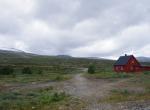 Norvège - Maison isolée dans la toundra du cercle polaire