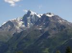 Le mont Pourri vu de la Rosière (Altiport)