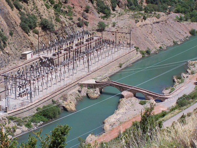 Contraste technologique - Embalse de Sopeira - Espagne 