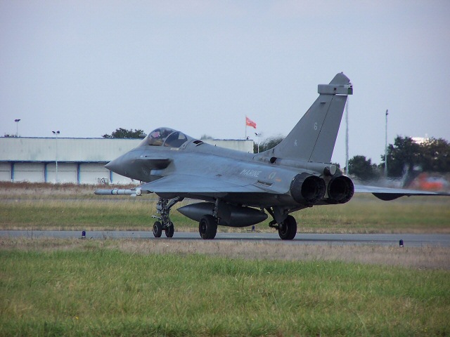 Rafale Marine au roulage