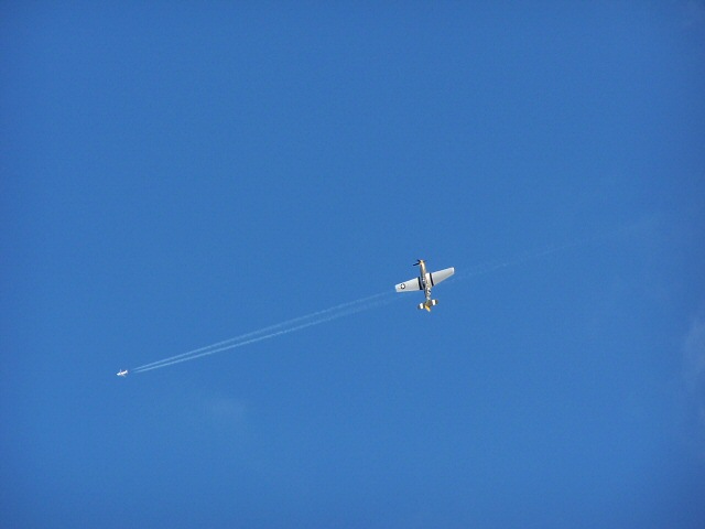 North American P-51 Mustang en vol