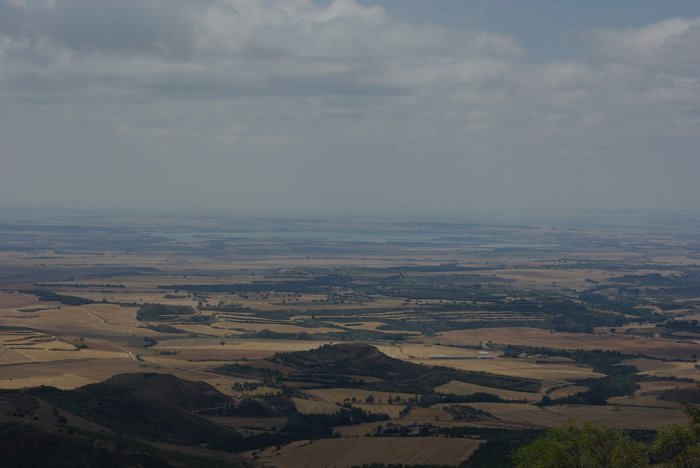 Castillo de Loarre (3) - Vue sur l'Embalsede sotonera