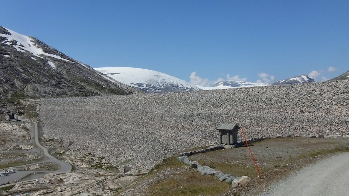 Norvège - Barrage poids du Styggevatnet 