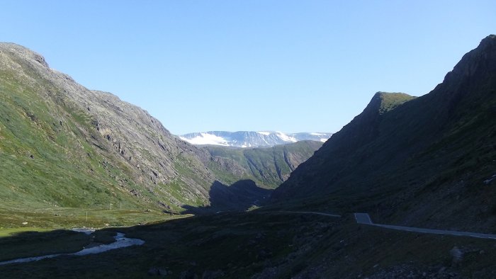 Norvège - Route 55 - Tracé en tobbogan