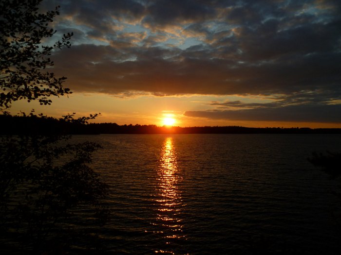 Suède - Lac Mellan (Melan-Fargen)  près de Hallaböke